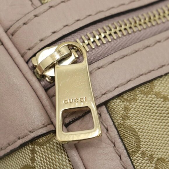 Gucci Web Boston Bag GG Canvas Medium 247205 525040 - Picture 15 of 16